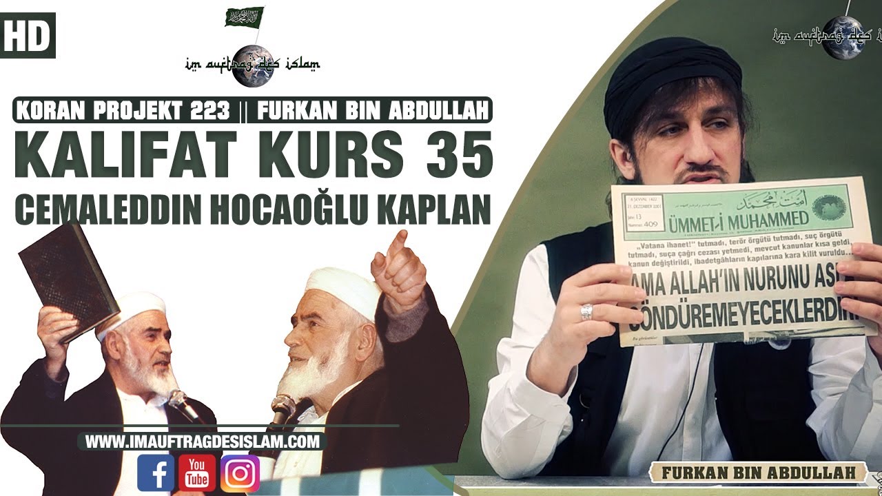 Kalifat Kurs 35 | Cemaleddin Hocaoğlu Kaplan | Furkan bin Abdullah