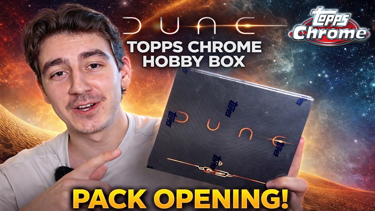 Dune Topps Chrome Hobby Box Pack Opening | Full Box Rip