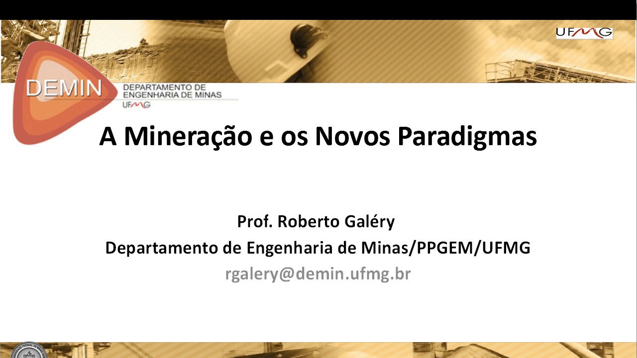 Opções tecnológicas para a mineração: extração, barragens e rejeitos.