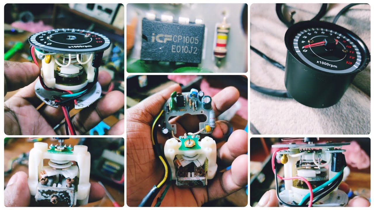 Rpm - Tachometer gauge repair dismantle how to