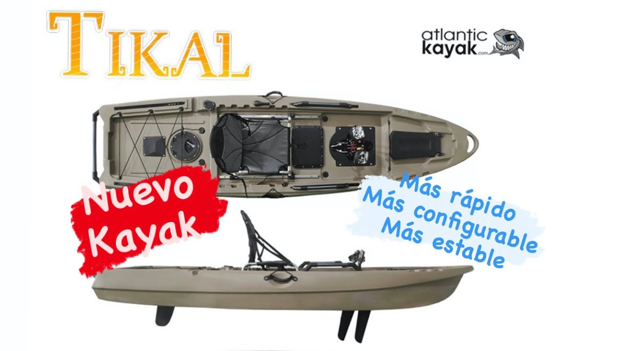 🔵 NUEVO🔻🔻KAYAK a pedales Atlantic Kayak TIKAL