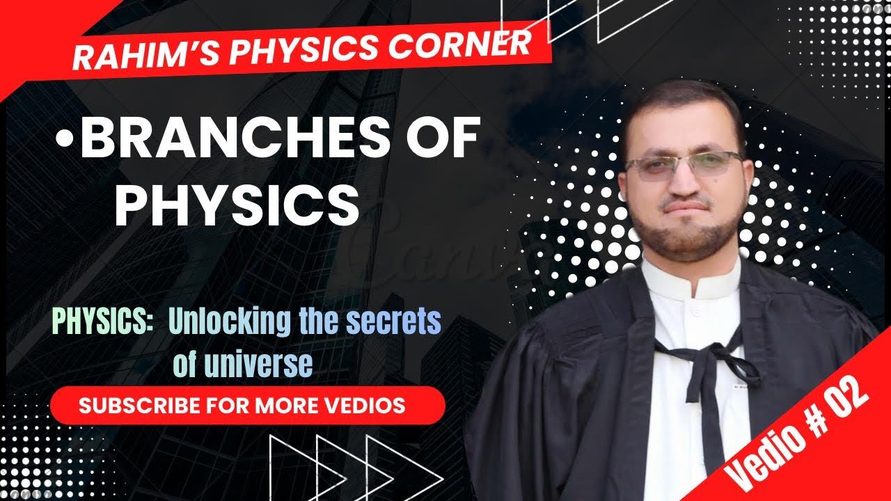 BRANCHES OF PHYSICS✨|CLASS 9th|
