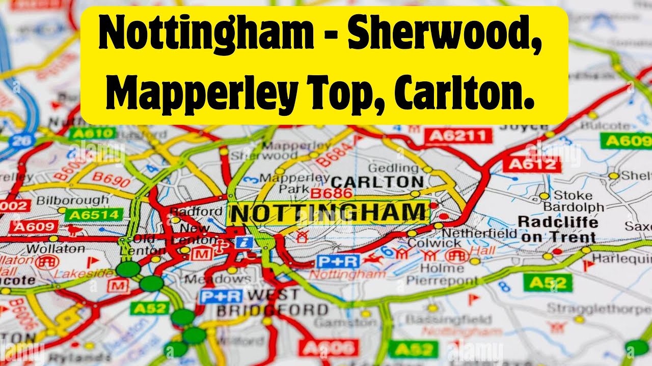 HD Dash Cam Drive: Nottingham Ring Road Tour - Sherwood, Mapperley Top & Carlton | Mercedes A-Class