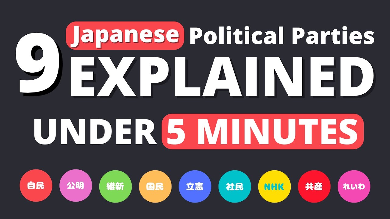 ALL Japanese Political Parties EXPLAINED (2021)