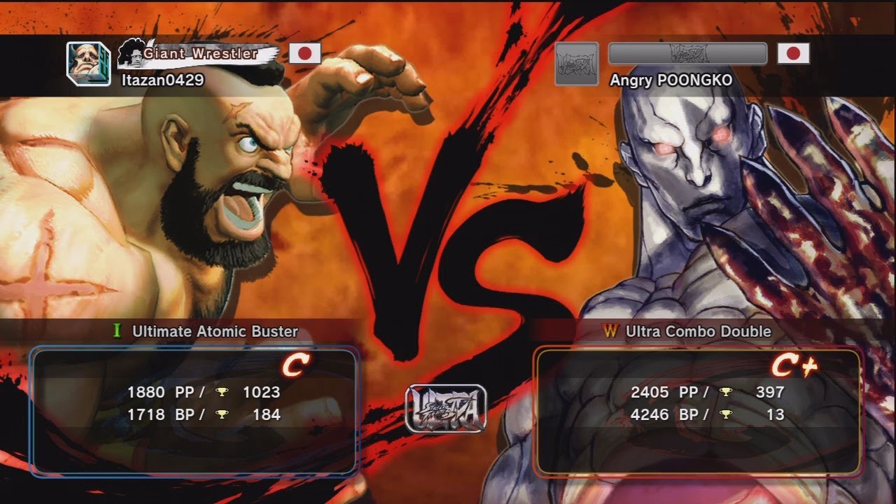 Itazan (Zangief) vs POONGKO (Seth) - USF4 Match *1080p*