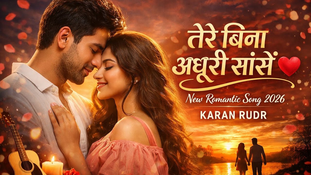 तेरे बिना अधूरी सांसें ❤️ | New Hindi Romantic Song 2026 | Heart Touching Love Song | Karan Rudr