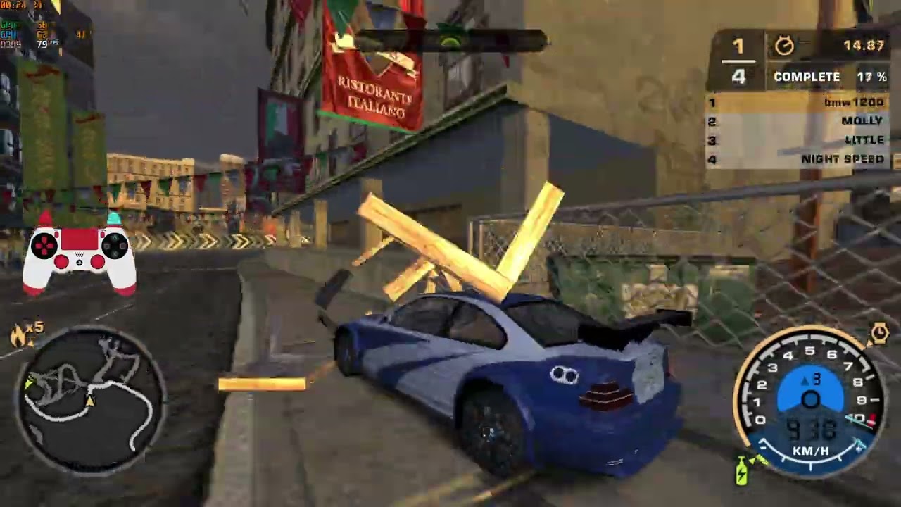 bmw 1200km winning everything in rockport! - nfs most wanted