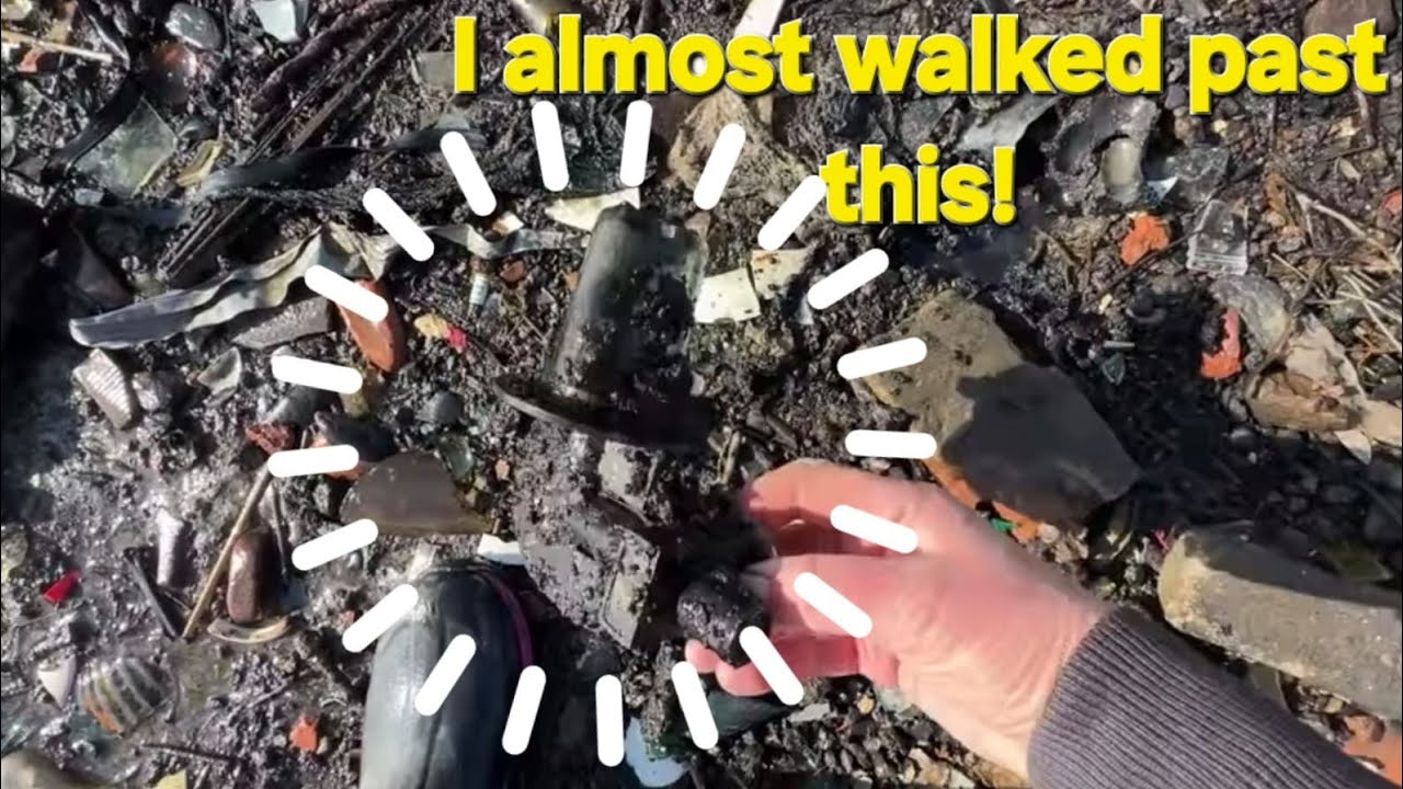 I almost walked past this! Mudlarking a river of Mysterious & Weird surprises!