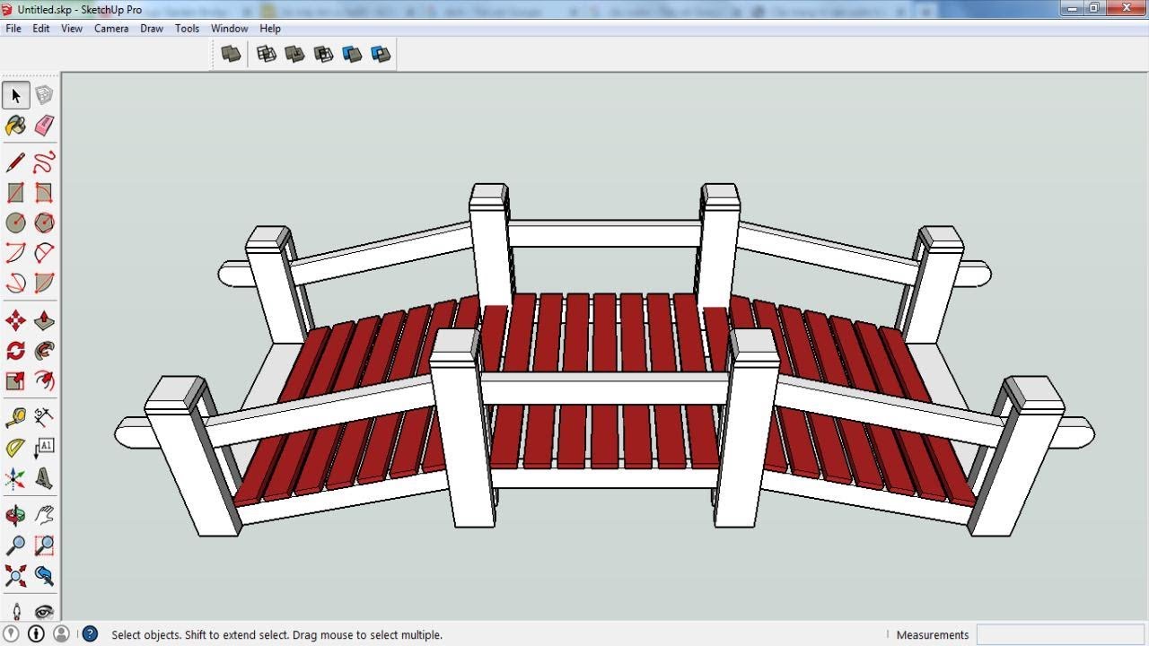 Sketchup: Garden Bridge