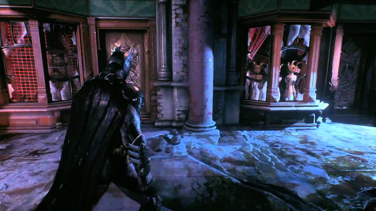 BATMAN&trade;: ARKHAM KNIGHT WITH A FLUFFY WHITE COAT AND EARS STANDING TALL