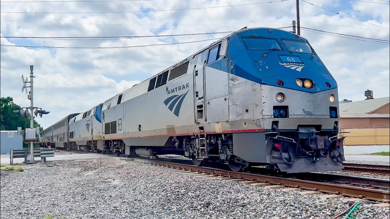 Amtrak P42DC 63 compilation - Awesome K5LA!