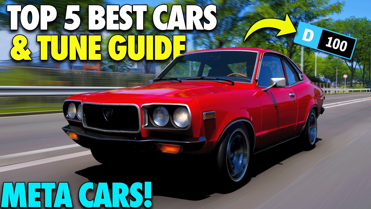 Топ-5 ЛУЧШИХ автомобилей и тюнинга в Forza Horizon 6 для класса D (META Cars)