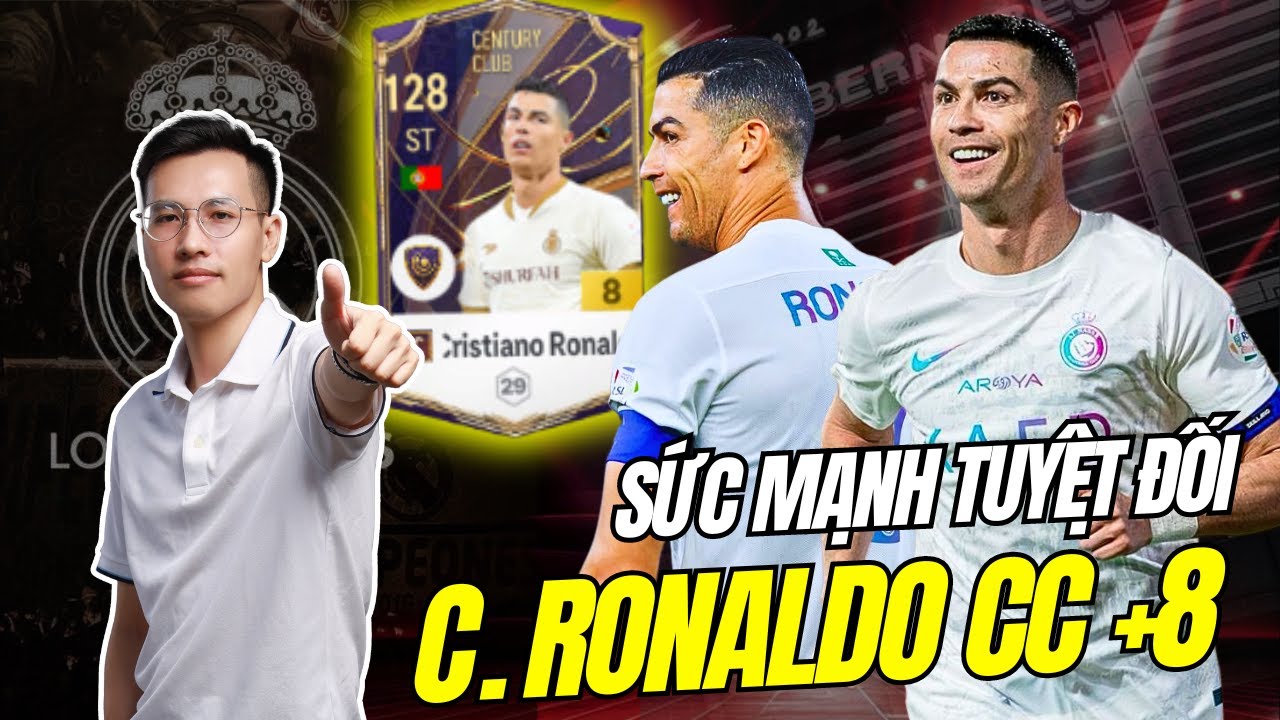 REVIEW SỨC MẠNH TUYỆT ĐỐI CỦA CRISTIANO RONALDO MÙA THẺ CC +8 ĐỘC NHẤT FCONLINE TRONG ACC THÔNG PHAN