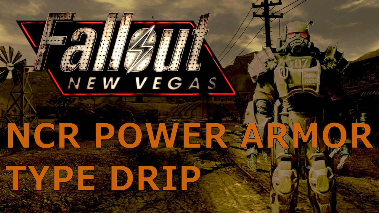Fallout New Vegas: NCR Power Armor Type Drip #gaming #fallout #roleplay