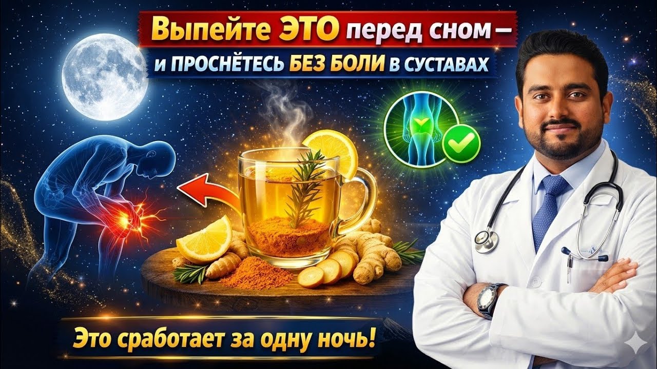 99% людей не знают: выпейте ЭТО перед сном — и проснётесь БЕЗ боли в суставах