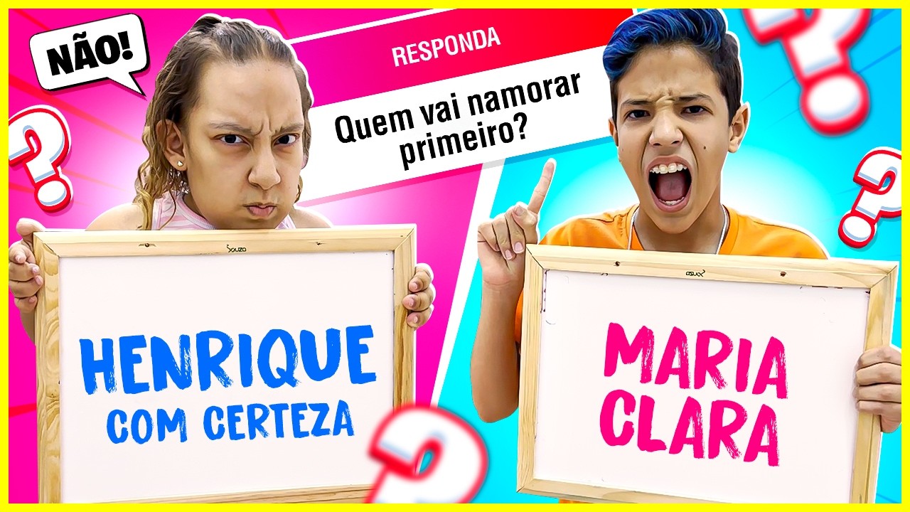 Maria Clara e Henrique BRIGARAM * Deu TRETA na BRINCADEIRA - Clau Santana