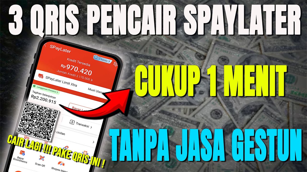 3 QRIS Mencairkan Limit Shopee Paylater Ke Rekening Bank | Gestun Shopee Paylater Terbaru 2026
