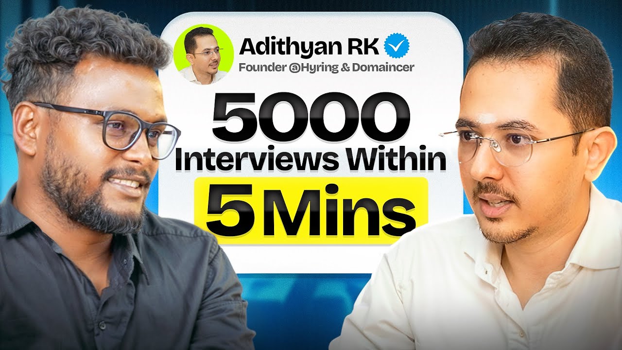 Will AI Replace Recruiters Forever? | The AI Dude Podcast ft. @Adithyan RK
