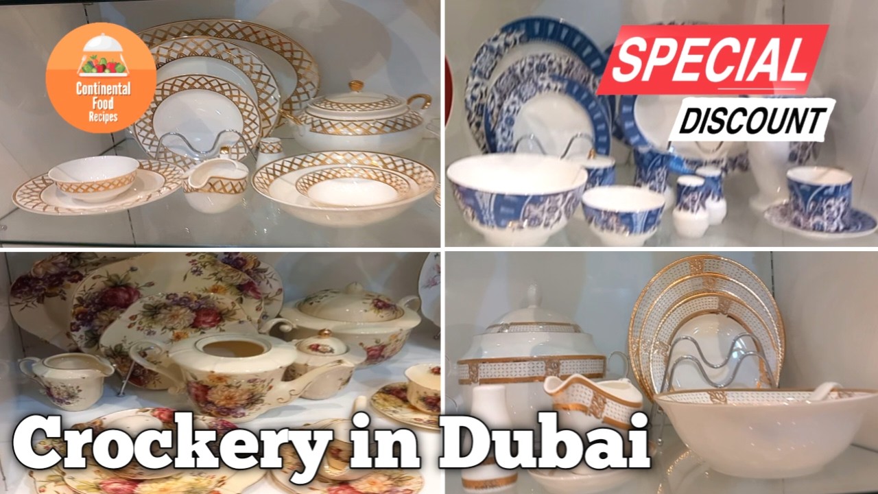 Best Quality Bone China Dinner Set | Brand New Crockery in UAE Store in 2025 | Luxury Dinnerware Set