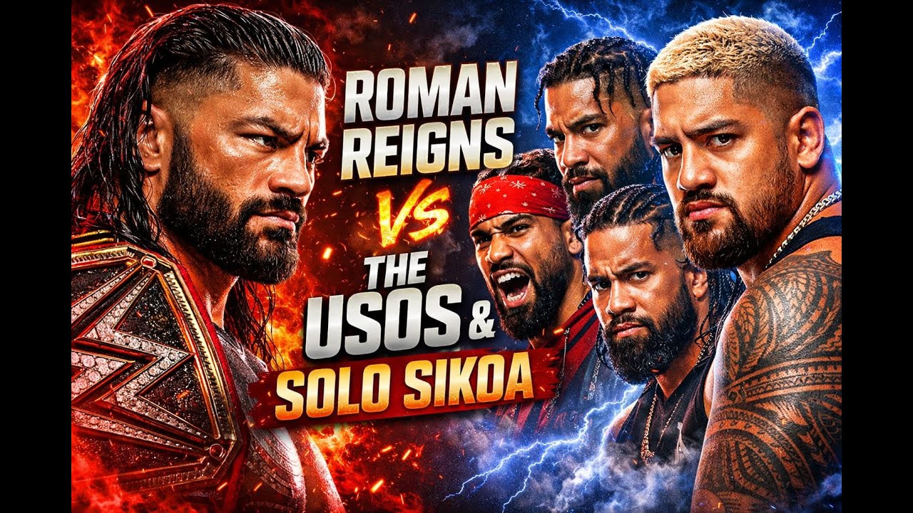 WWE - ROMAN REIGNS vs THE BLOODLINE (Solo Sikoa & The Usos)