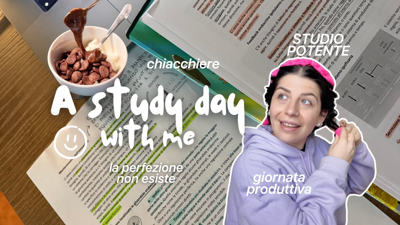 A study day with me 📚💻🧠 | #università, chiacchiere, produttività