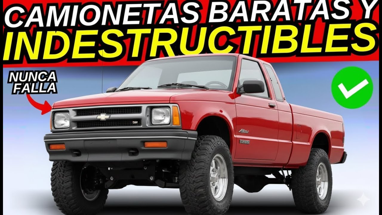 5 CAMIONETAS BARATAS que NUNCA MUEREN 💪 | Verdaderamente Indestructibles