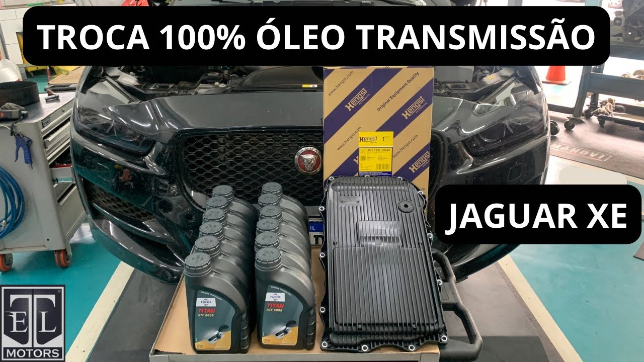 TROCA ÓLEO TRANSMISSÃO ZF 8HP JAGUAR XE
