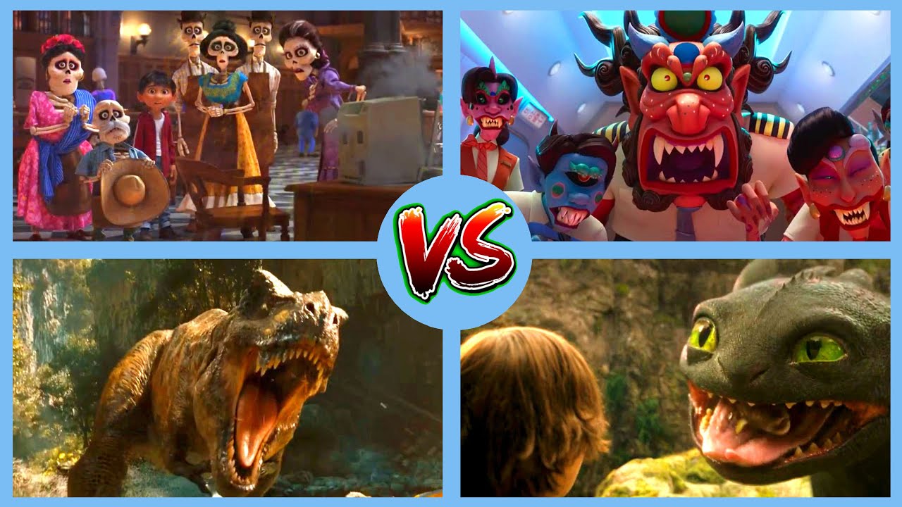 TELIS HOP K POP COCO 🆚 Jurassic World Rebirth 🆚 KPop Demon Hunters 🆚 How to Train Your Dragon