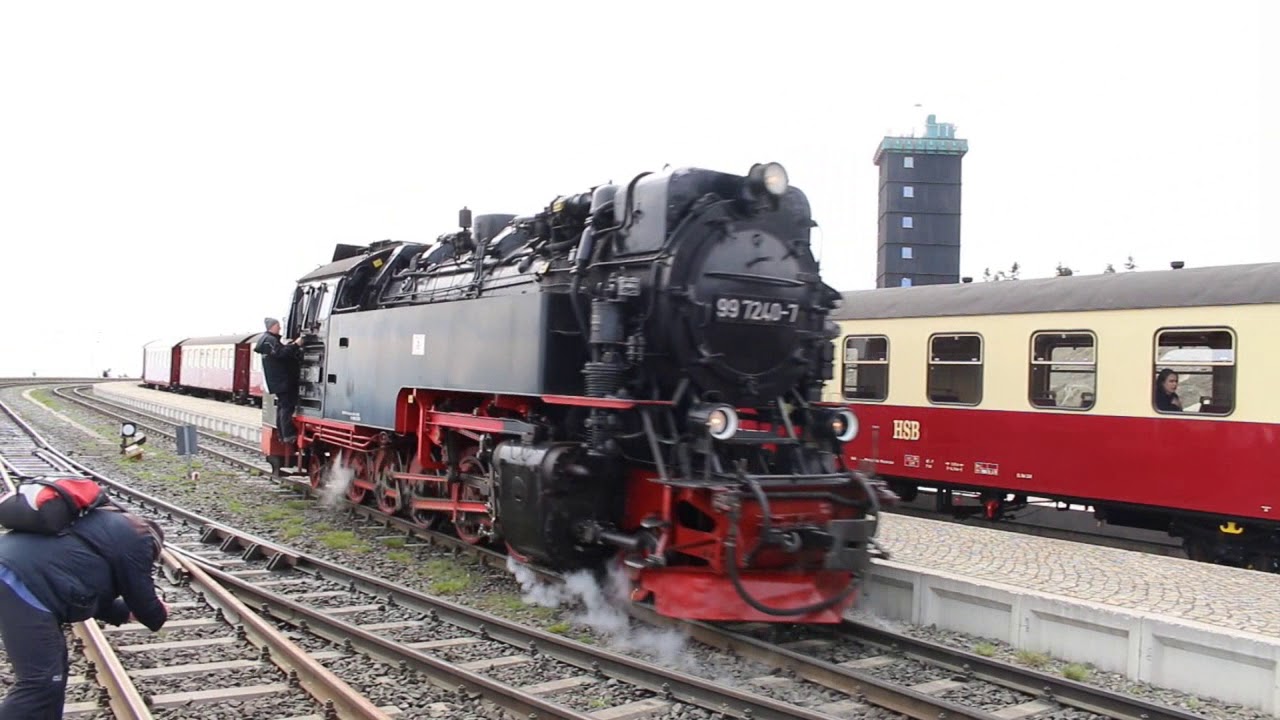 Brockenbahn und Harzer Wandernadel. Steinerne Renne - Brocken und zurück. 02. Mai 2018