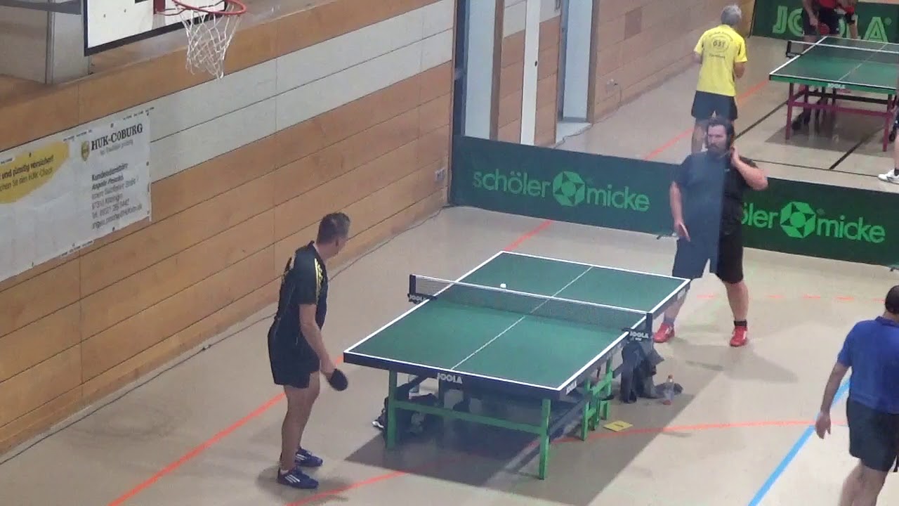 Karsten Reiss TV 48 Erlangen Bayerischer Meister ue40 20181003 Kitzingen Tischtennis Stadtmeistersch