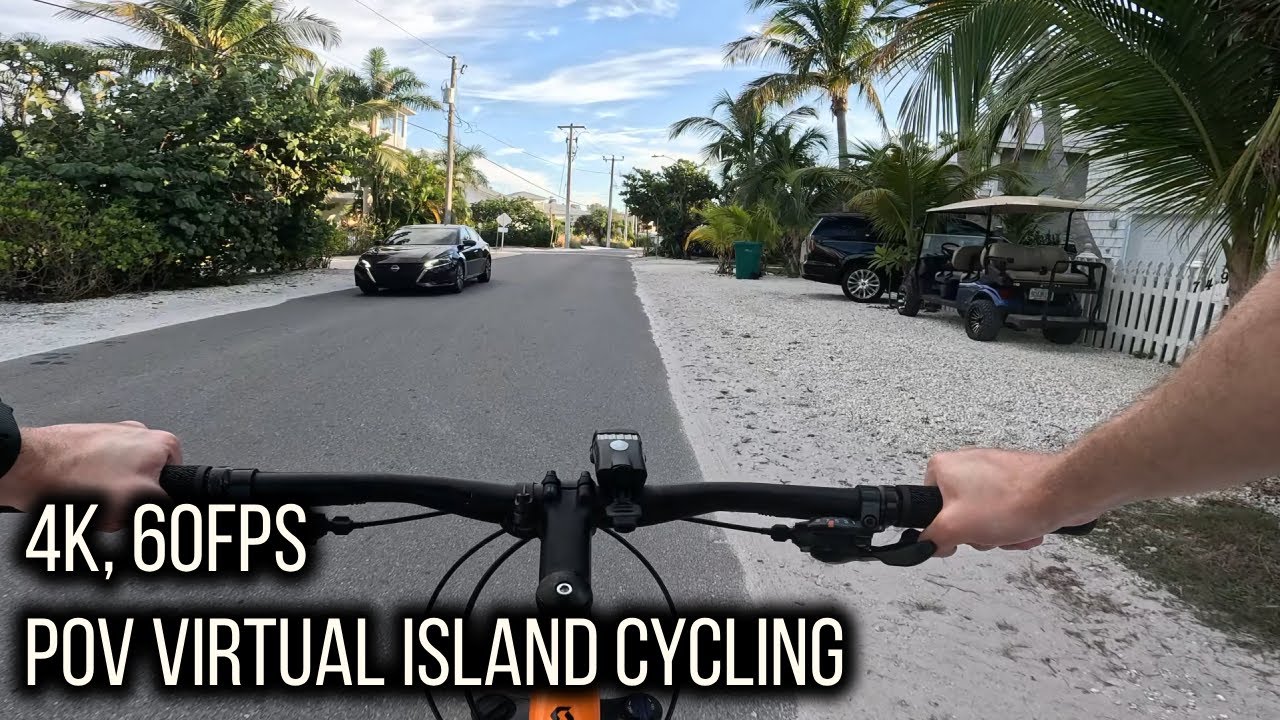 POV Bike Ride | Sunny Day on Anna Maria Island | Scenic Florida Virtual Cycling [4K 60FPS]