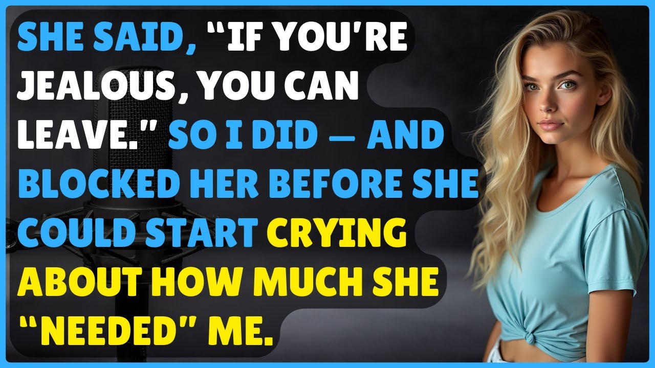 She Told Me If I Was Jealous I Could Leave—So I Did, and My Silence Spoke Louder Than Her Tears