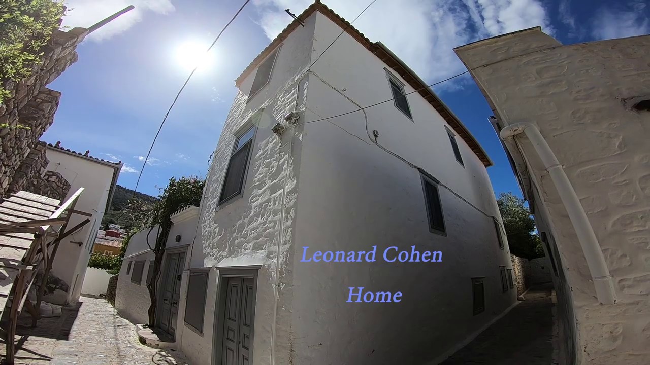 Leonard Cohen's house in Hydra Island Greece