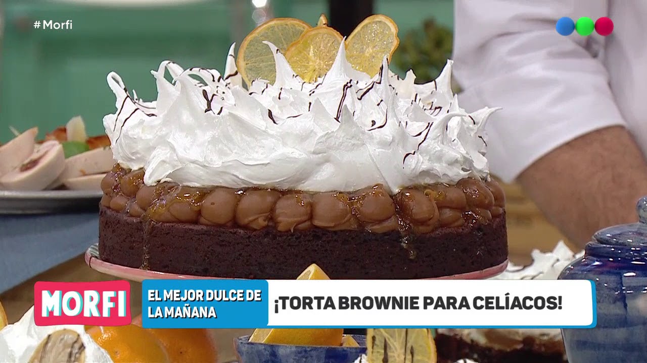 Torta brownie apta para celíacos - Morfi