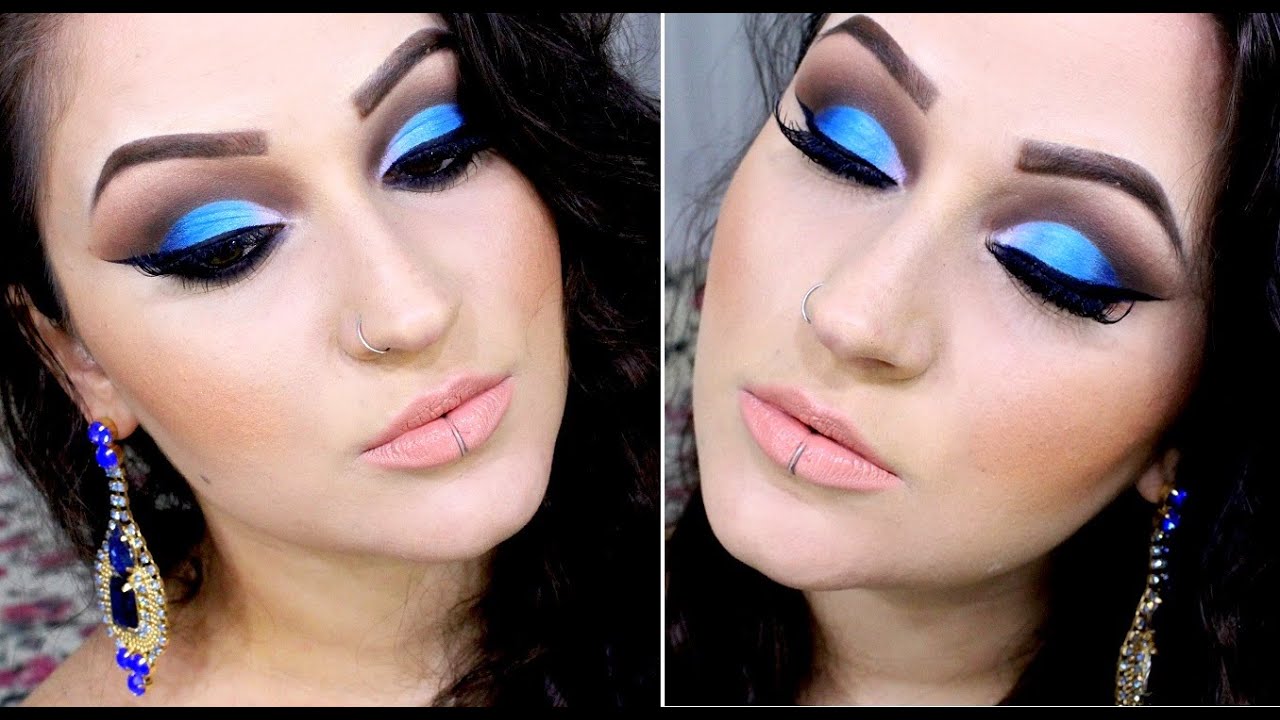 Maquiagem Azul Vibrante!