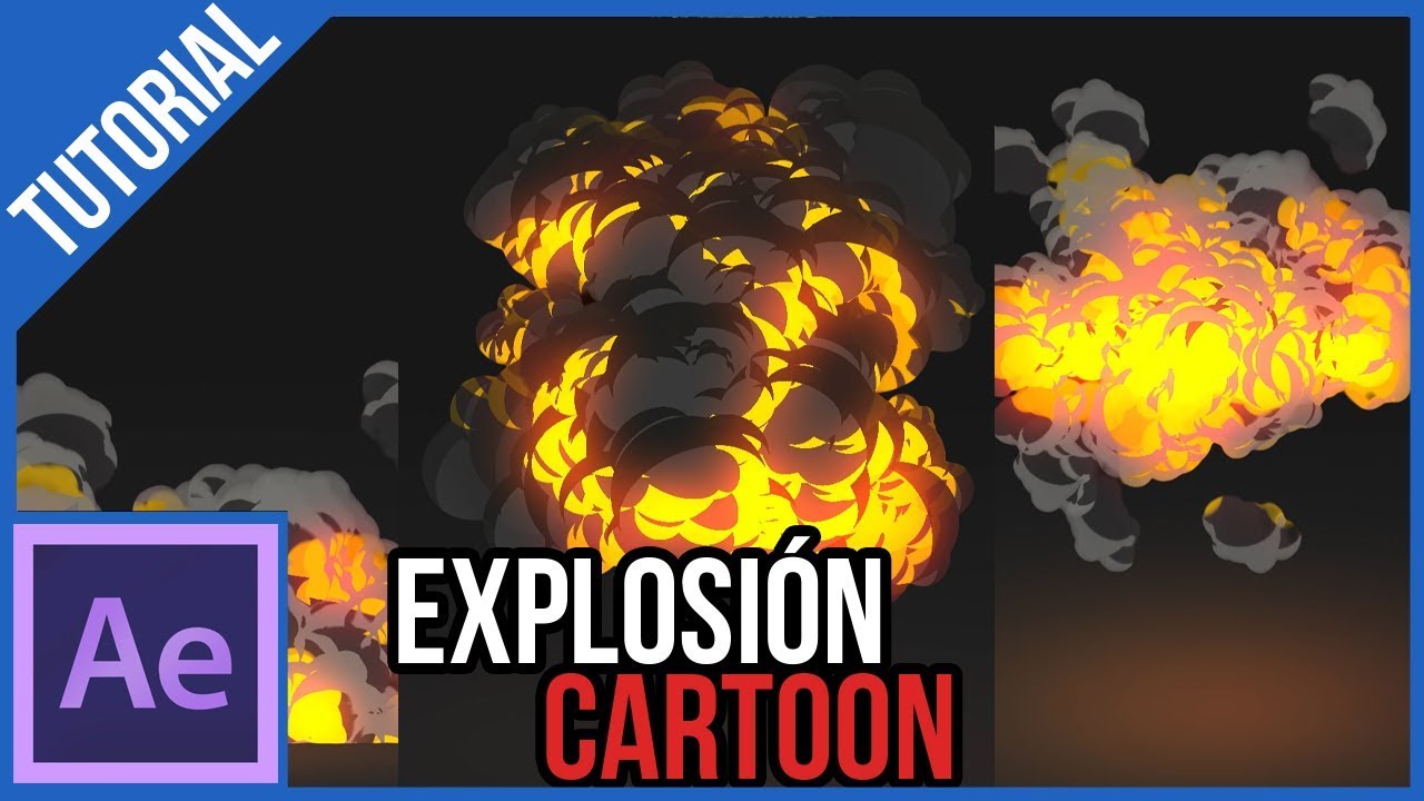 Explosiones Cartoon  en After Effects  || Tutorial