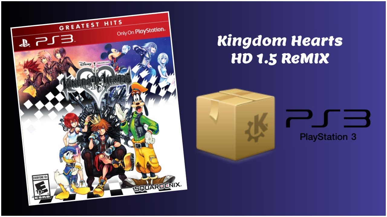 Kingdom Hearts HD 1 5 ReMIX PKG PS3 (Big File 4 GB+)