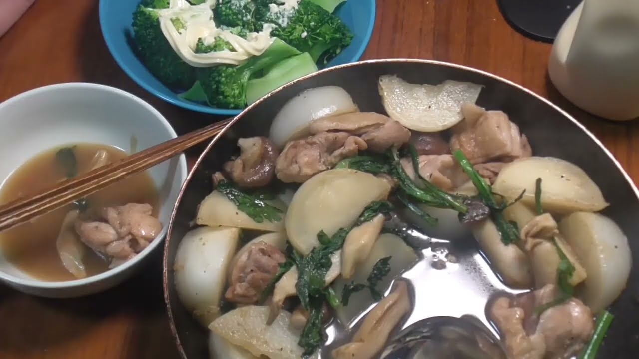 【毎日晩酌】鶏カブ煮他20260115  Japanese Daily Meals and beer