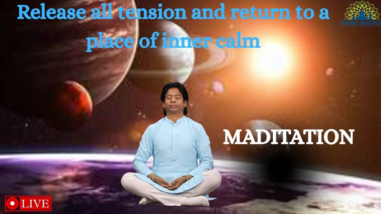🔴25 Minutes Meditation for beginners ध्यान कैसे करें? | DIVINE GURUKUL  13 FEBRUARY #shots #live