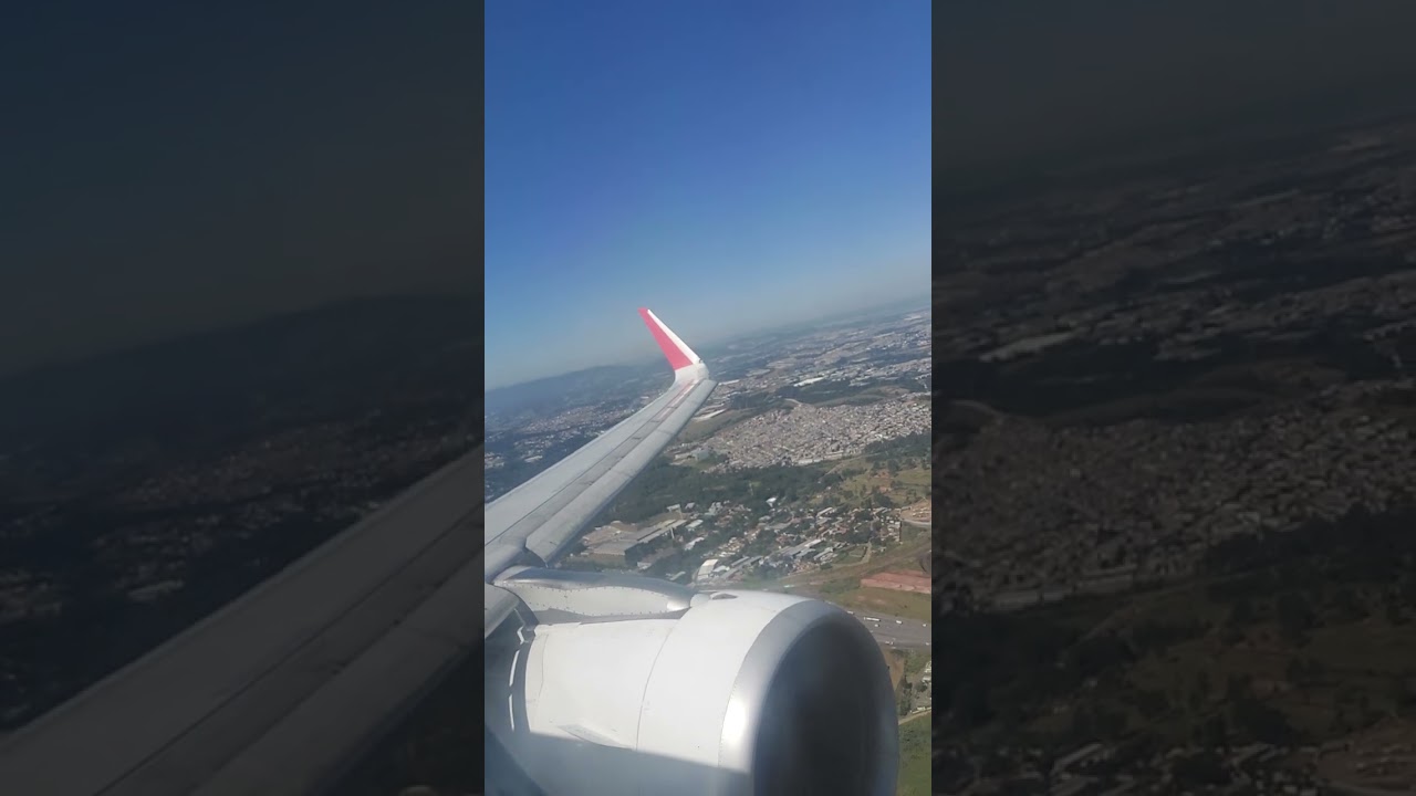Pouso em Guarulhos-GRU Airbus A321 Latam. 