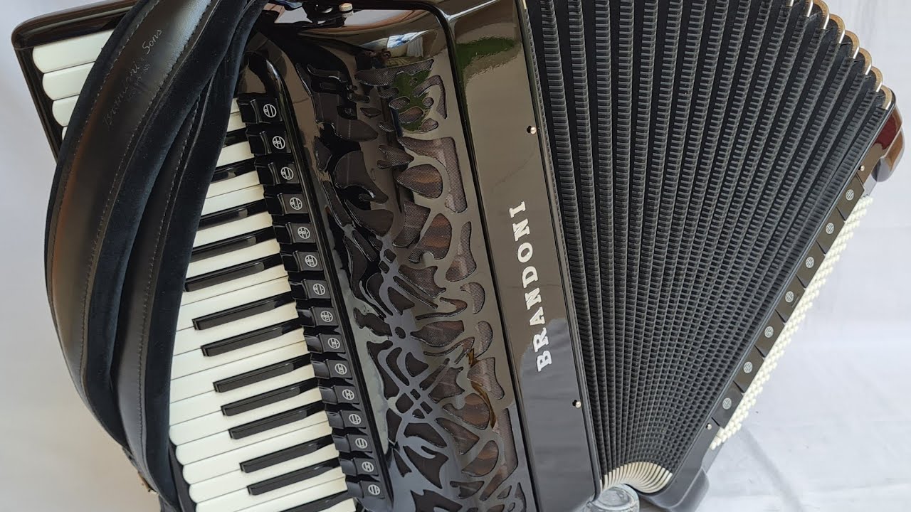 (45.000,00) Acordeon 120 Baixos Brandoni Dupla Ressonância