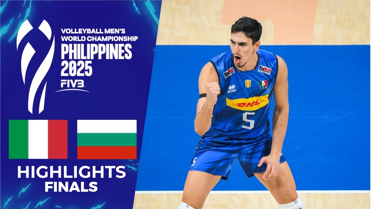 🇮🇹 ITALY vs 🇧🇬 BULGARIA | World Championship Final | Men’s Volleyball 2025 Philippines 🏆🔥 [HD] [4K]