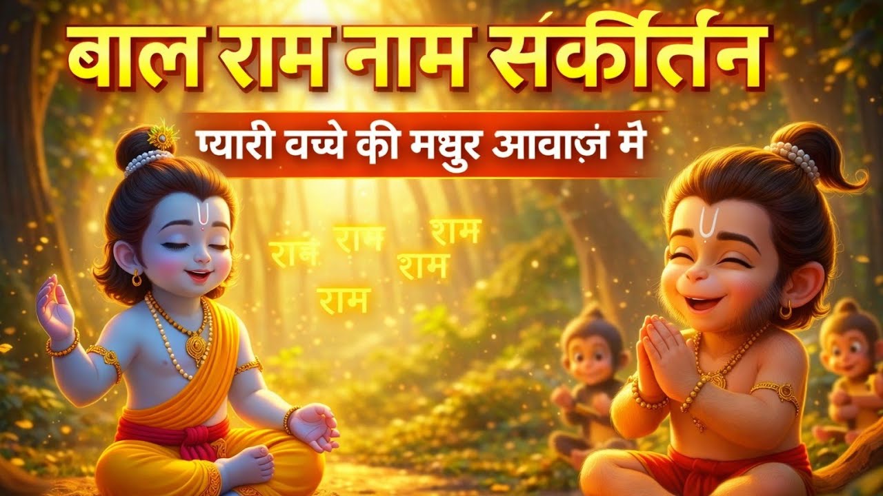 राम राम जप | बाल राम संकीर्तन | Child Devotional Song | Ram Naam Meditation #ramnaamsankirtan #ram 