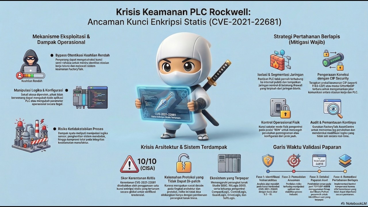 Hentikan Serangan Rockwell PLC: Deteksi & Mitigasi untuk CVE-2021-22681 #keamanan siber #kerentanan