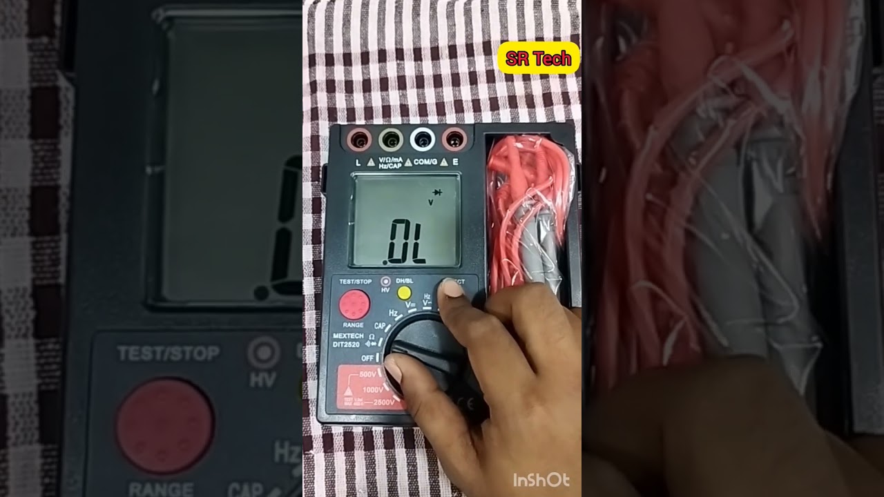 Digital #insulation tester with #multimeter . DIT2520