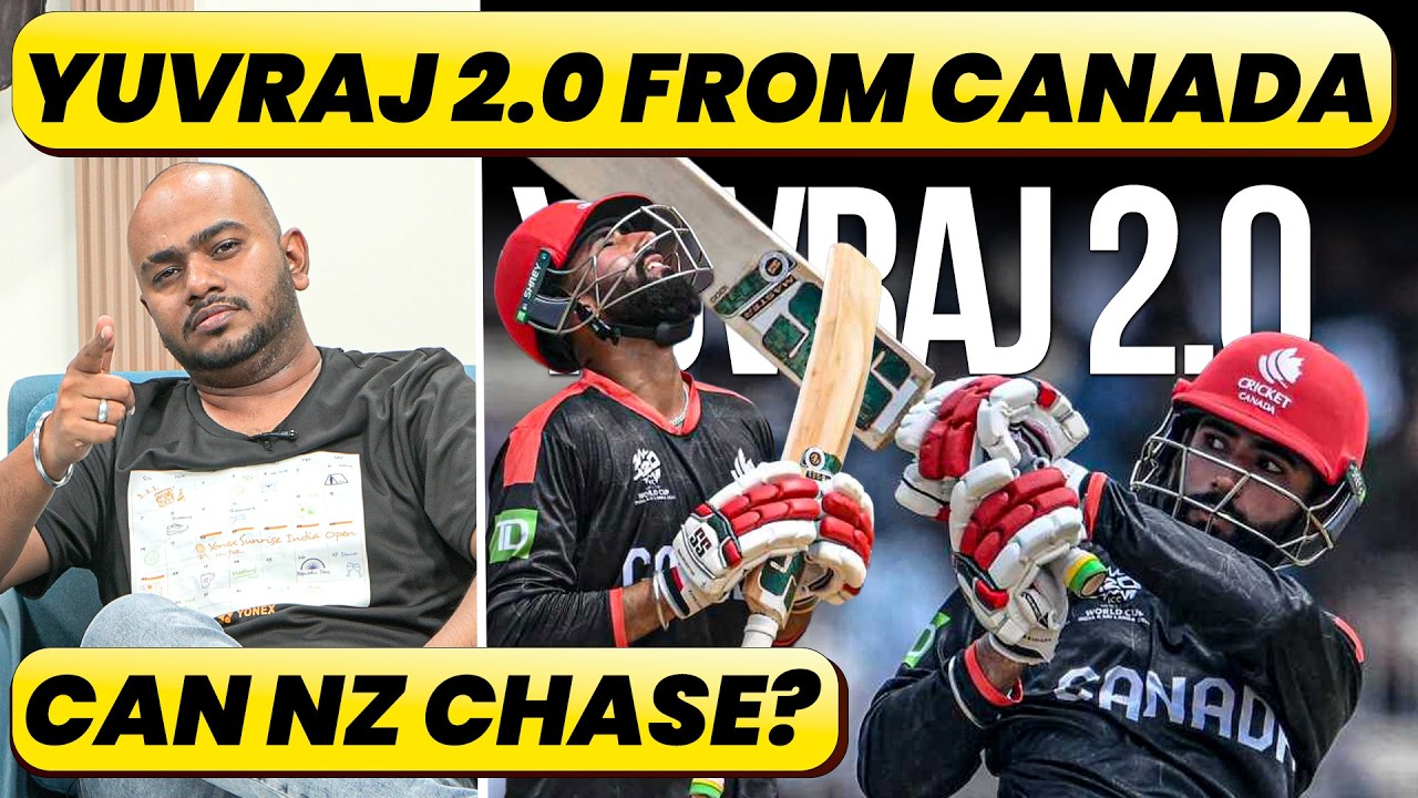 🔴NZ VS CAN : Yuvraj Samra Smashes Hundred! Canada Post 170+ — Can NZ Chase Super 8 Spot?