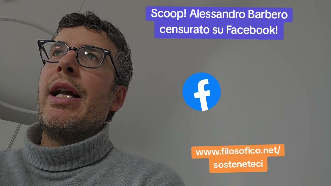 DIEGO FUSARO: Scoop! Alessandro Barbero censurato su Facebook!