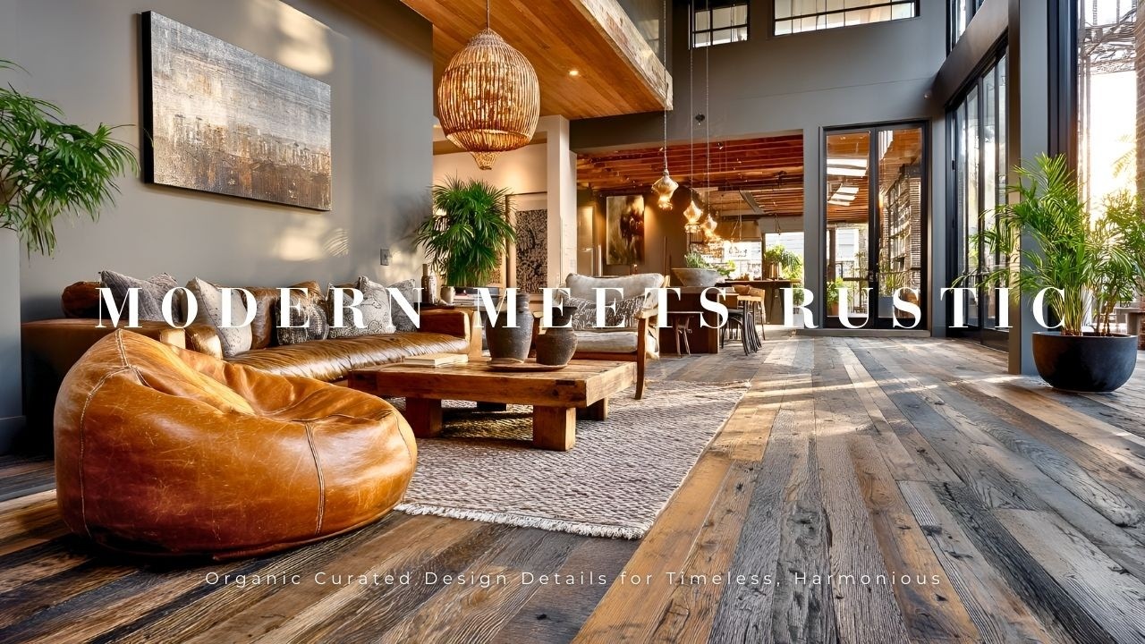 Organic Modern Meets Rustic 21 Curated Design Details for Timeless, Harmonious