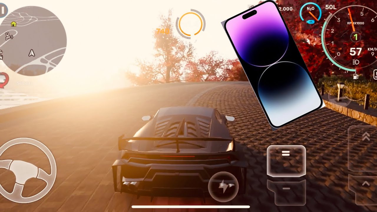Carx street on iphone 14 pro max (max graphics)
