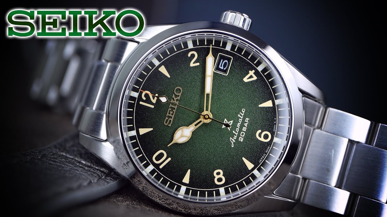 SEIKO ALPINIST SPB155 GREEN Dial 38mm PROSPEX